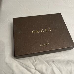 Gucci Embossed Dark Brown Box